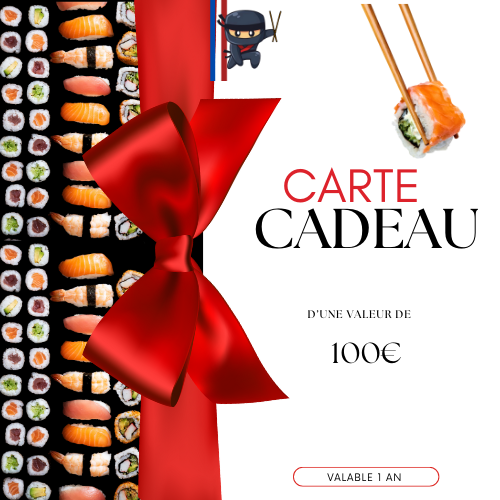 CARTE CADEAU NINJA SUSHI