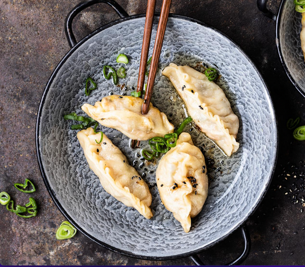 gyozas poulet curry vapeurs